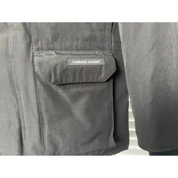 Canada Goose Men's Black Expedition Parka with Fur Trim - Picture 8 of 12